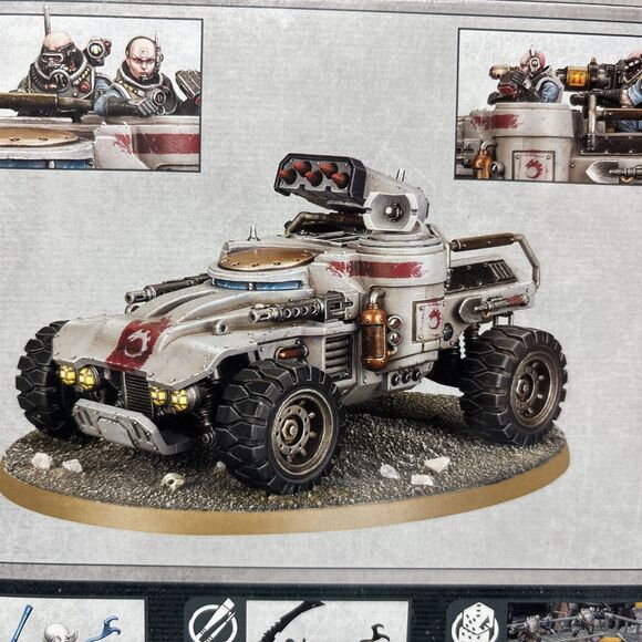 Warhammer 40K Genestealer Cults Achilles Ridgerunner Reinforcement Util Vehicle - Picture 5 of 11